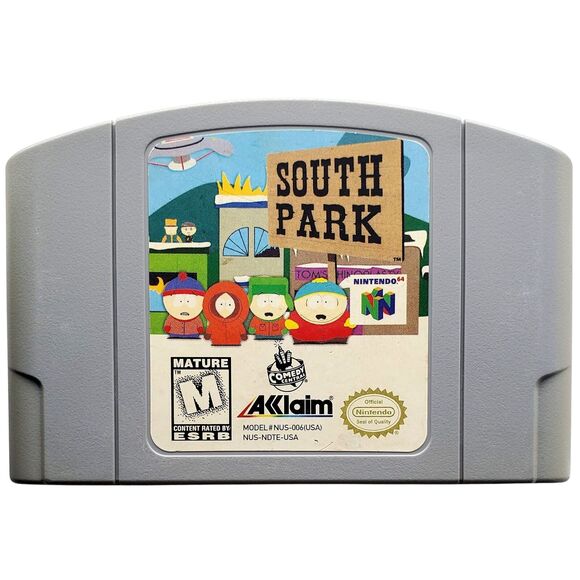 South Park (Nintendo 64, 1998) N64 Cartridge Only Tested & Working Authentic - Picture 1 of 1